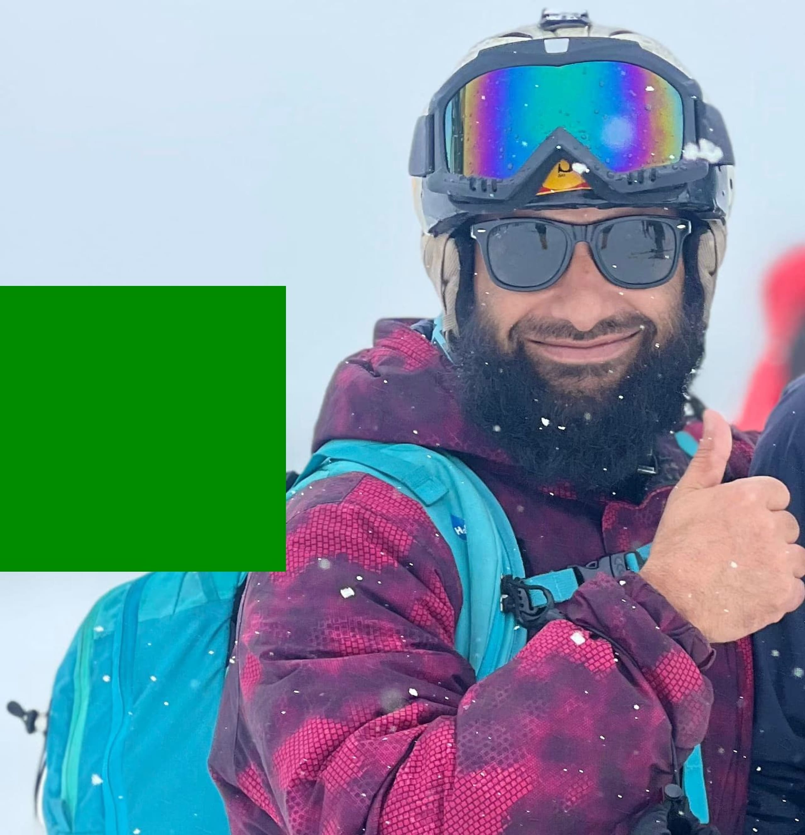 Anayat Mir, Ski Instructor at Gulmarg Snowkings.