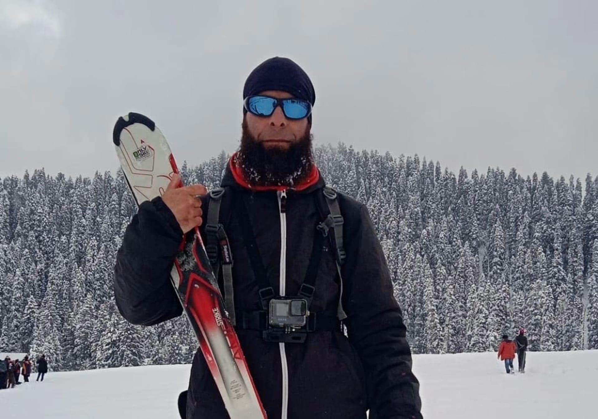 Arshid Shaikh, Senior Ski Instructor at Gulmarg Snowkings.