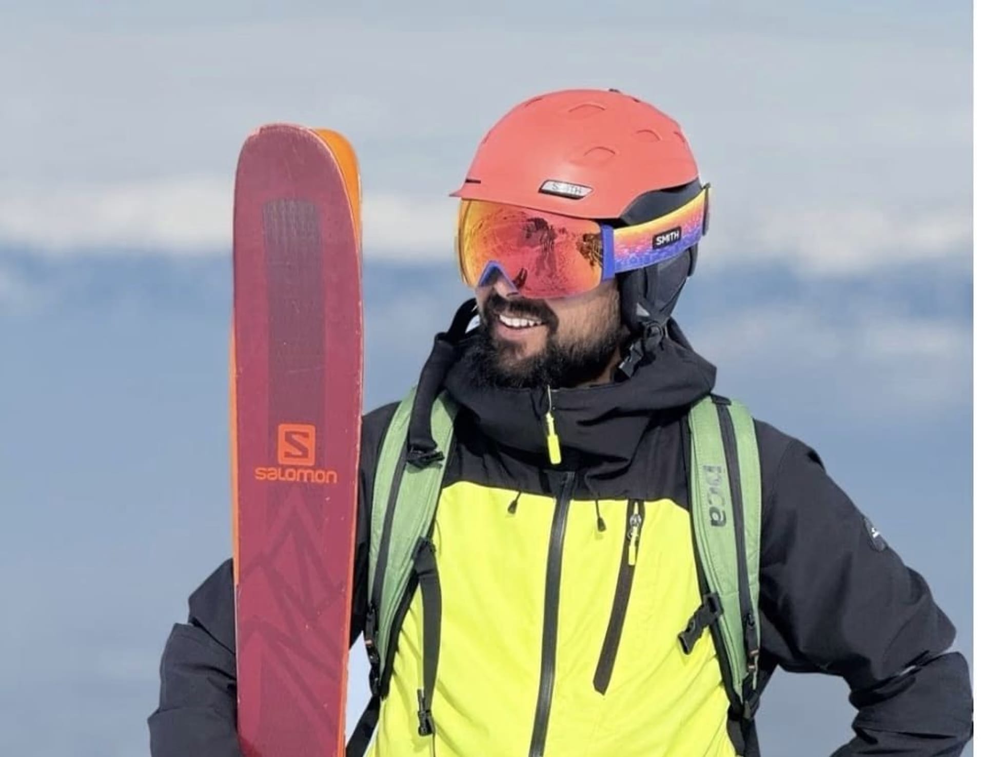 Irfan Ahmad Sheikh, Ski Instructor and Backcountry Ski Guide at Gulmarg Snowkings.