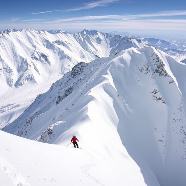 extreme skiing vertical drops in gulmarg
