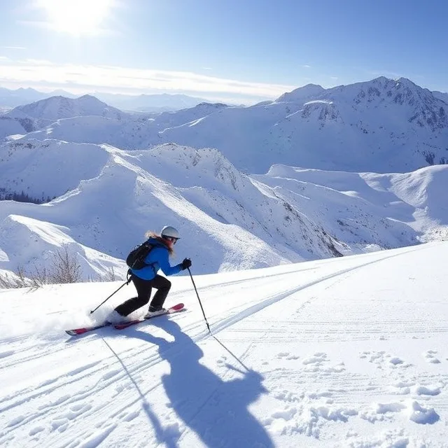 mogul skiing in gulmarg