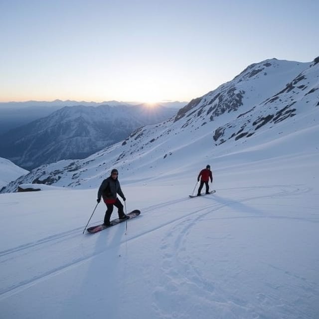 splitboarding adventure in gulmarg
