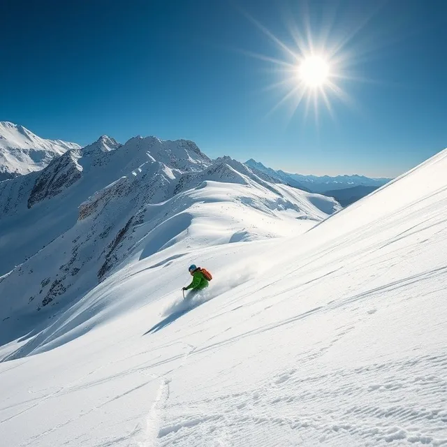 steep and technical terrains in gulmarg